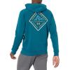 imageUnder Armour Mens Rival Fleece Hoodie716 Tourmaline Teal   Panic Orange
