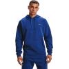 imageUnder Armour Mens Rival Fleece HoodieTech Blue 432Onyx White