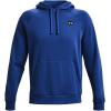 imageUnder Armour Mens Rival Fleece HoodieTech Blue 432Onyx White