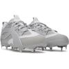 imageUnder Armour Mens Yard Icon Mt Baseball Cleats Sneaker075 Baseball GrayBaseball GrayHalo Gray