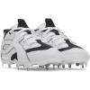 imageUnder Armour Mens Yard Icon Mt Baseball Cleats Sneaker100 WhiteWhiteBlack