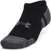 imageUnder Armour Unisex Adult Performance Cotton No Show Socks 3 Pairs001 Black  Black  Pitch Gray