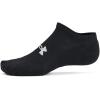 imageUnder Armour Unisex Adult Training Cotton No Show Socks 3Pack001 Black  Black  White