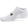 imageUnder Armour Unisex Adult Training Cotton No Show Socks 3Pack100 White  White  Black