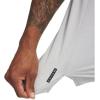 imageUnder Armour Unisex Vanish Energy Chest Measure  Precision FitmentMod Gray Light Heather  Mod Gray  011