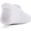 imageUnder Armour Womens Breathe Lite Ultra Low Socks 3Pack100 White  White  Mod Gray