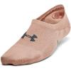 imageUnder Armour Womens Breathe Lite Ultra Low Socks 3Pack252 Blush Beige  White  Castlerock
