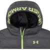 imageUnder Armour boys Pronto Colorblock Puffer Jacket Midweight Zip Up Closure Repels WaterBlack Colorblock