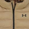imageUnder Armour boys Pronto Colorblock Puffer Jacket Midweight Zip Up Closure Repels WaterCamel Colorblock