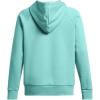 imageUnder Armour womens Rival Fleece Big Logo Hoodie482 Radial Turquoise   White