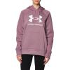 imageUnder Armour womens Rival Fleece Big Logo Hoodie500 Misty Purple   White