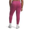 imageUnder Armour womens Rival Fleece Joggers659 Fuchsia Dusk   White