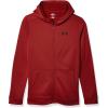 imageUnder Armour Boys Armourfleece Full Zip Hoodie610 Stadium Red   Black
