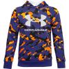 imageUnder Armour Boys Rival Fleece Printed HoodieSmalt Blue 414Onyx White