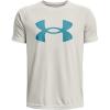 imageUnder Armour Boys Tech Hybrid Printed Fill ShortSleeve TShirt006 Gray Mist   Glacier Blue