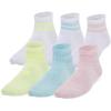 imageUnder Armour Kids Youth Essential Quarter Socks 6Pack647 Prime Pink  Sonic Yellow  Prime Pink