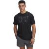 imageUnder Armour Mens Project Rock Metal Short Sleeve T Shirt001 Black   White Clay