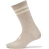 imageUnder Armour Unisex Adult Essential Crew Socks 6Pack279 Stone  Stone  Timberwolf Taupe