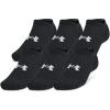 imageUnder Armour Unisex Adult Training Cotton No Show Socks 3Pack001 Black  Black  White