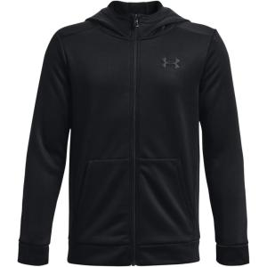 imageUnder Armour Boys Armourfleece Full Zip Hoodie001 Black   Black
