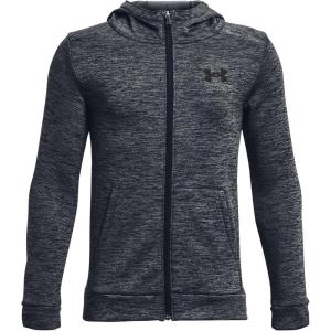 imageUnder Armour Boys Armourfleece Full Zip Hoodie012 Pitch Gray   Black
