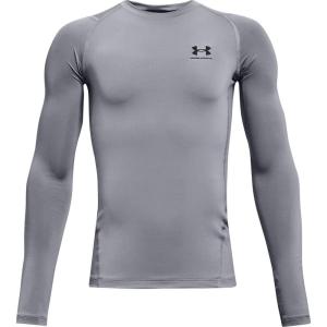 imageUnder Armour Boys HeatGear Armour LongSleeve TShirtSteel 035Black