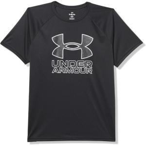imageUnder Armour Boys Tech Hybrid Printed Fill ShortSleeve TShirt005 Black   White