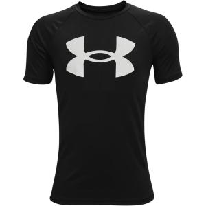 imageUnder Armour Boys Tech Hybrid Printed Fill ShortSleeve TShirtBlack 001White