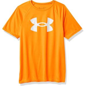 imageUnder Armour Boys Tech Hybrid Printed Fill ShortSleeve TShirtBlaze Orange 825White