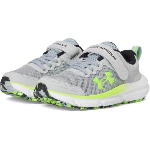 imageUnder Armour Girls Pre School Assert 10 Alternate Closure Sneaker012 Mod GrayBlackHyper Green