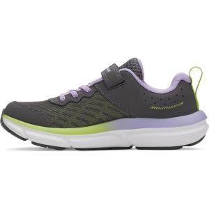 imageUnder Armour Girls Pre School Assert 10 Alternate Closure Sneaker025 CastlerockGreen VibeTransparent