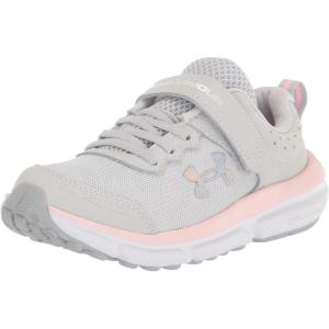 imageUnder Armour Girls Pre School Assert 10 Alternate Closure Sneaker100 Halo GrayPink SugarIridescent