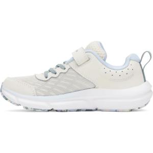 imageUnder Armour Girls Pre School Assert 10 Alternate Closure Sneaker279 StoneNimbus BlueMetallic Tourmaline Pink