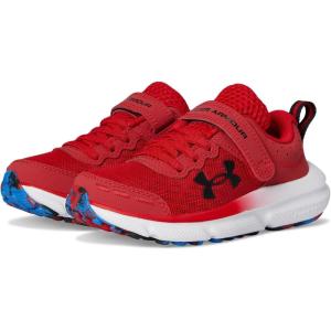 imageUnder Armour Girls Pre School Assert 10 Alternate Closure Sneaker602 RedBlue AtlantisBlack