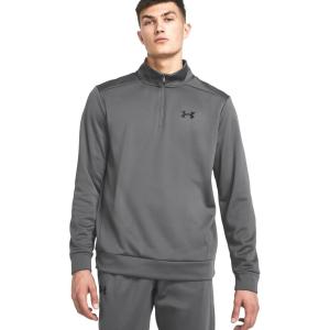 imageUnder Armour Mens Armourfleece 14 ZipCastlerockBlack