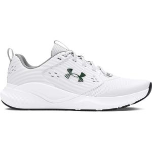 imageUnder Armour Mens Charged Commit Trainer 4 SneakerWhite Mod Gray Forest Green