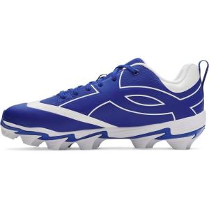 imageUnder Armour Mens Leadoff Icon Low Rm Baseball Cleats Sneaker400 RoyalWhiteRoyal