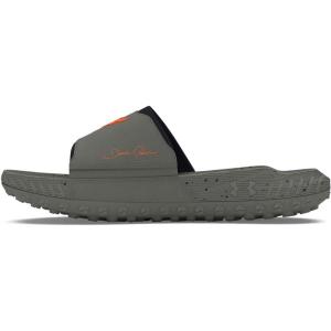 imageUnder Armour Mens Project Rock 3 Slide Sandals301 Clay GreenBlackTeam Orange