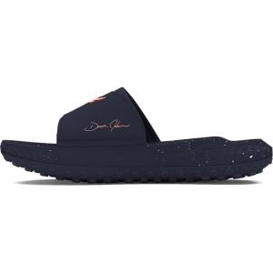imageUnder Armour Mens Project Rock 3 Slide Sandals403 Midnight NavyMidnight NavyFlare Orange