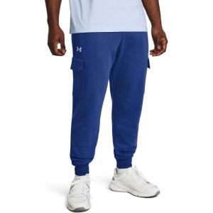 imageUnder Armour Mens Rival Fleece Cargo Jogger432 Tech Blue   White