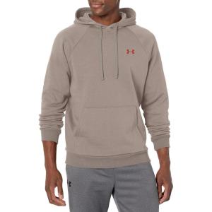 imageUnder Armour Mens Rival Fleece Hoodie294 Pewter   Orange Ember