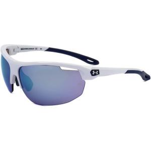 imageUnder Armour Mens UA 0002GS Special Shape Sunglasses Grey BlueBlue Multi 71mm 9mm