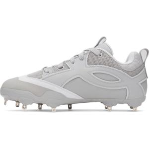 imageUnder Armour Mens Yard Icon Mt Baseball Cleats Sneaker075 Baseball GrayBaseball GrayHalo Gray