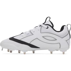 imageUnder Armour Mens Yard Icon Mt Baseball Cleats Sneaker100 WhiteWhiteBlack