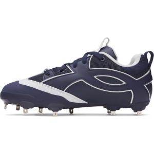 imageUnder Armour Mens Yard Icon Mt Baseball Cleats Sneaker410 Midnight NavyMidnight NavyMidnight Navy