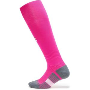 imageUnder Armour Unisex Magnetico Over the Calf Socks654 Tropic Pink  Pitch Gray  White