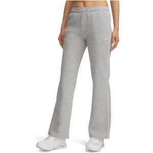 imageUnder Armour Womens Rival Fleece Piped PantsMod Gray Light HeatherWhite