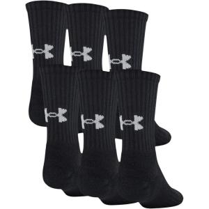 imageUnder Armour Youth Training Cotton Crew Socks MultipairsBlack Pair of 3