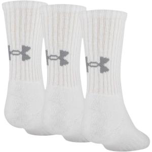 imageUnder Armour Youth Training Cotton Crew Socks MultipairsWhite 3pairs