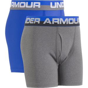 imageUnder Armour boys Performance Boxer Briefs Lightweight ampamp Smooth Stretch FitUltra Blue 27x6700241  Cool Grey